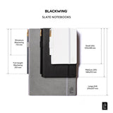 MEDIUM SLATE JOURNAL - GREY - LINED