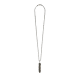 NECKLACE - MEDICINE WHEEL FEATHER - N-531