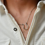 NECKLACE - COIN HORSESHOE - N-610