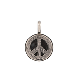 NECKLACE - 10 CENT PEACE SIGN - N-091