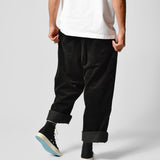 BELL PANTS - CORDUROY - BLACK