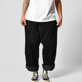 BELL PANTS - CORDUROY - BLACK