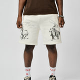 SWEAT SHORTS - WHAT TODAY IS FOR - BONE