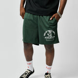 MESH SHORTS - MUSTANG ATHLETICS - FOREST GREEN