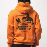 HOODIE - ROUND UP - ORANGE