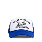 LOST HIGHWAY TRUCKER - ROYAL BLUE/WHITE