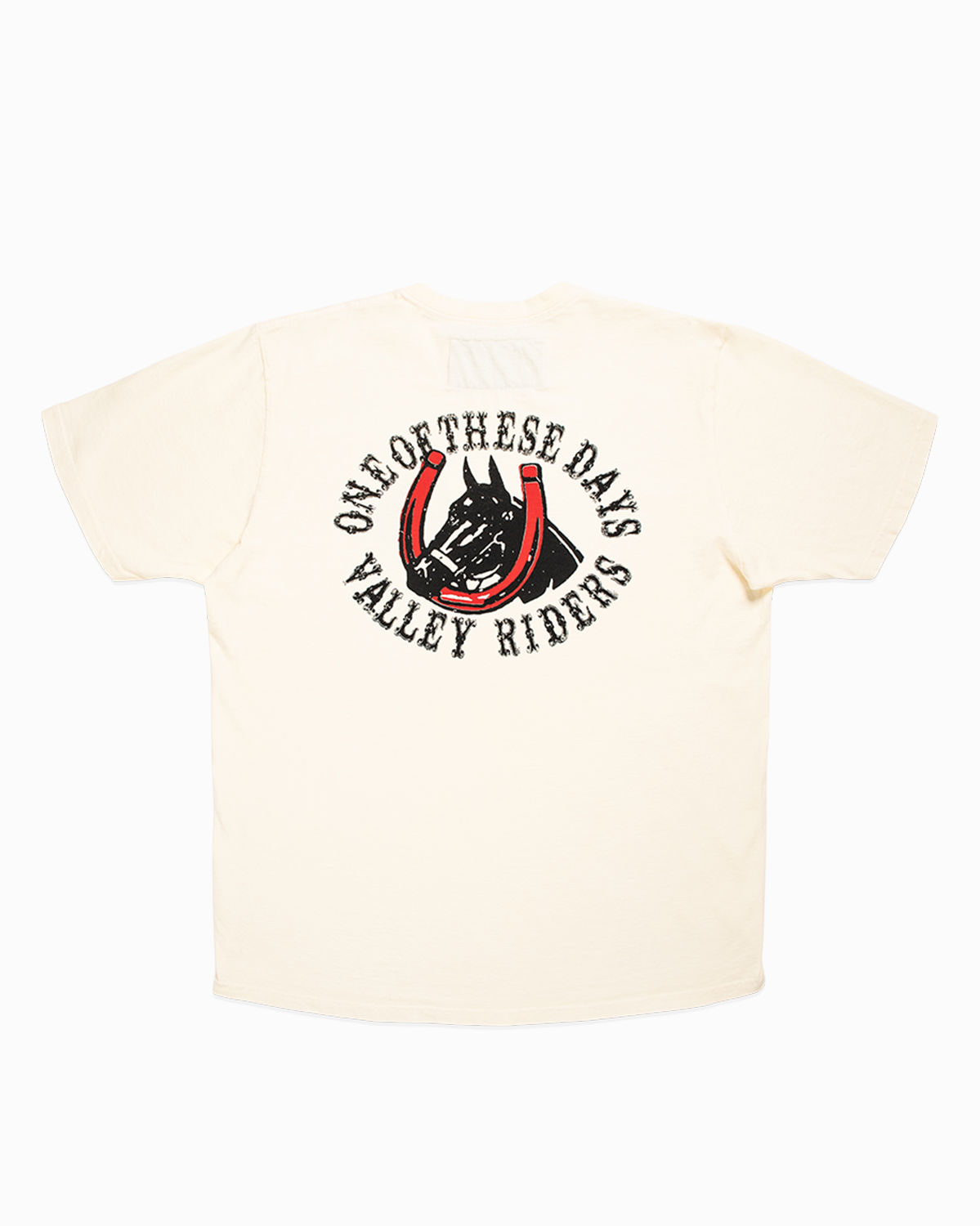 ONE OF THESE DAYS - VALLEY RIDERS TEE - WHITE
