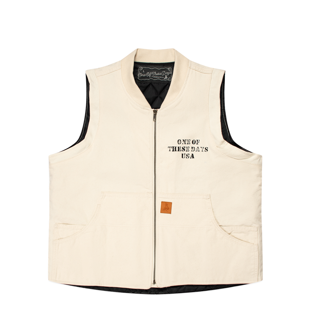 ONE OF THESE DAYS - ALTAMONT VEST - NATURAL