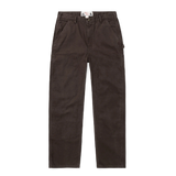 DOUBLE KNEE WORK PANTS - WASHED BROWN