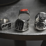 RING - CORAL SIGNET