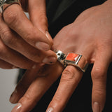 RING - CORAL SIGNET