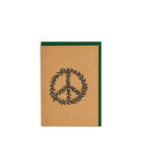 GREETING CARD - PEACE WREATH