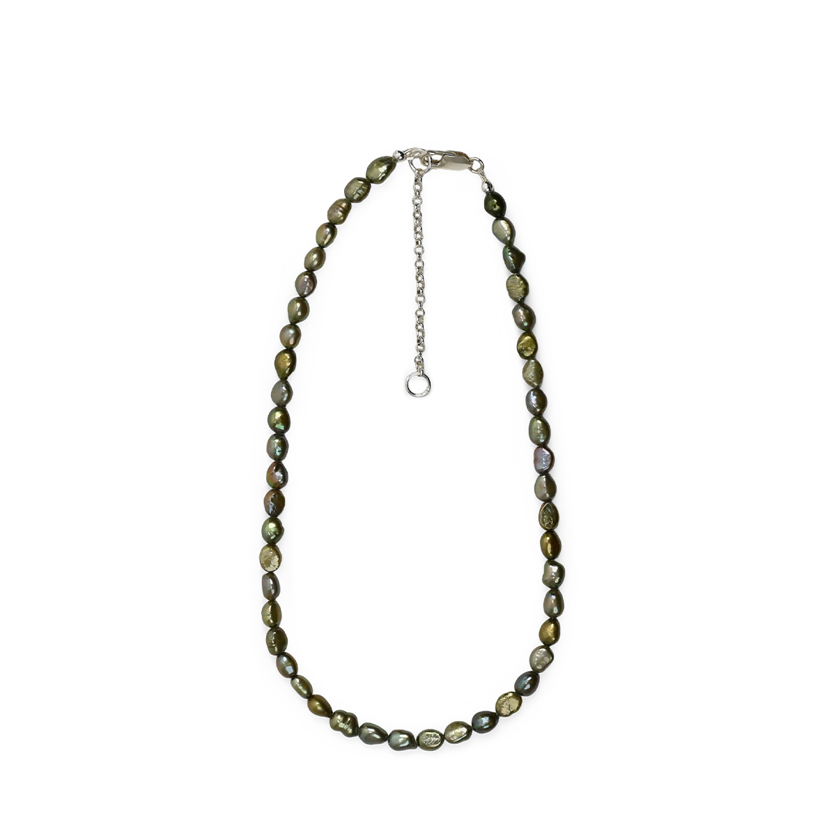 BOLTON JEWELRY - PEARL NECKLACE 20&quot; - GREEN