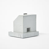 INCENSE POT - COTTAGE - NATURAL CLEAR WINDOW