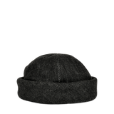 DENIM ROLL CAP - BLACK
