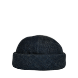 DENIM ROLL CAP - INDIGO