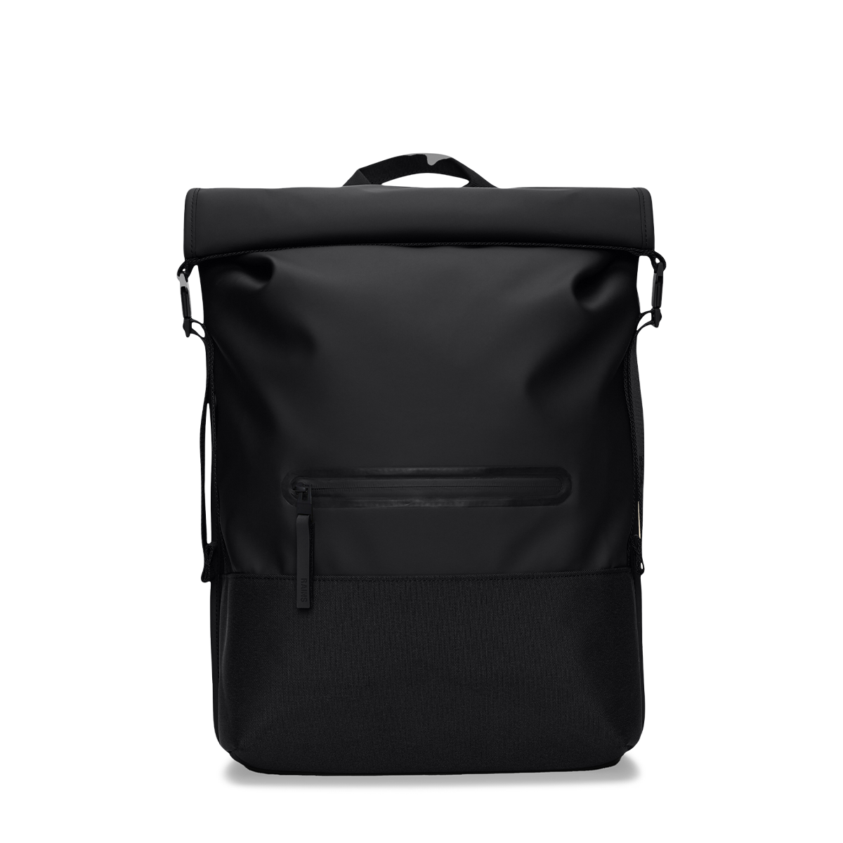 RAINS - TRAIL ROLLTOP BACKPACK W3 - BLACK