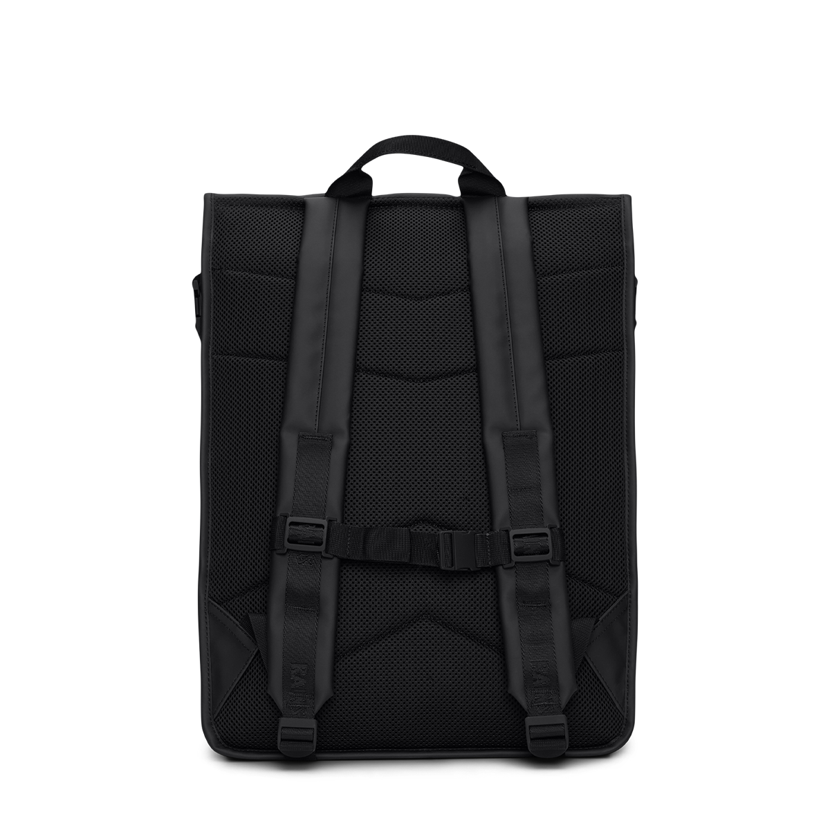 RAINS - TRAIL ROLLTOP BACKPACK W3 - BLACK