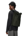 RAINS - ROLLTOP RUCKSACK W3 - GREEN