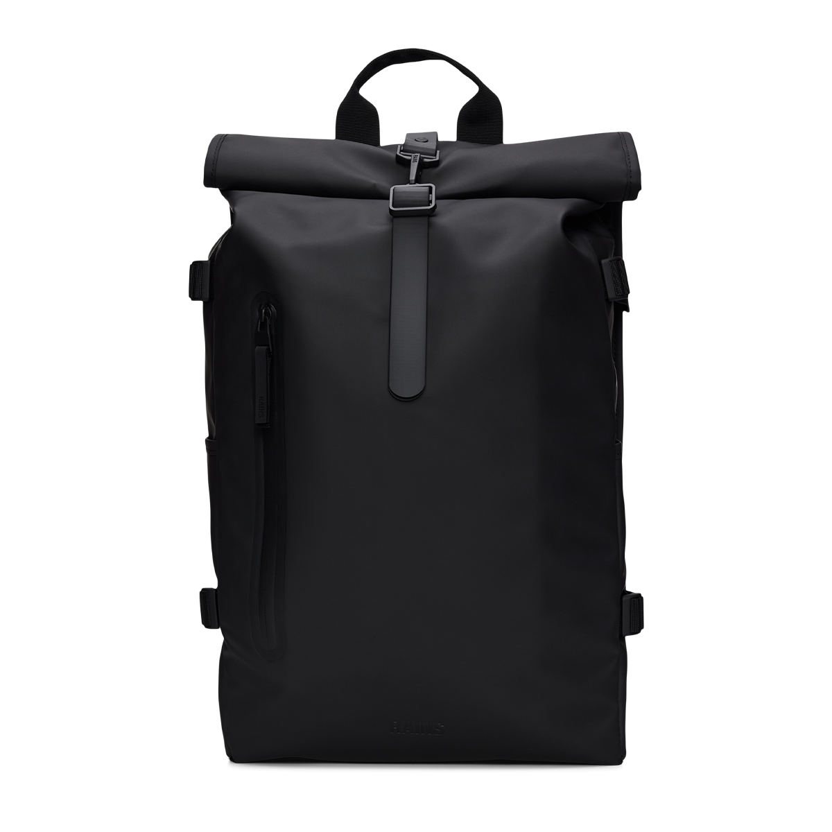 RAINS - ROLLTOP RUCKSACK LARGE W3 - BLACK