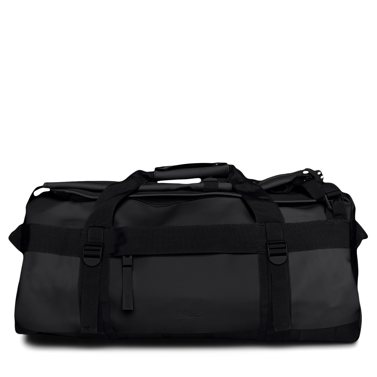 RAINS - TEXEL DUFFEL BAG - BLACK