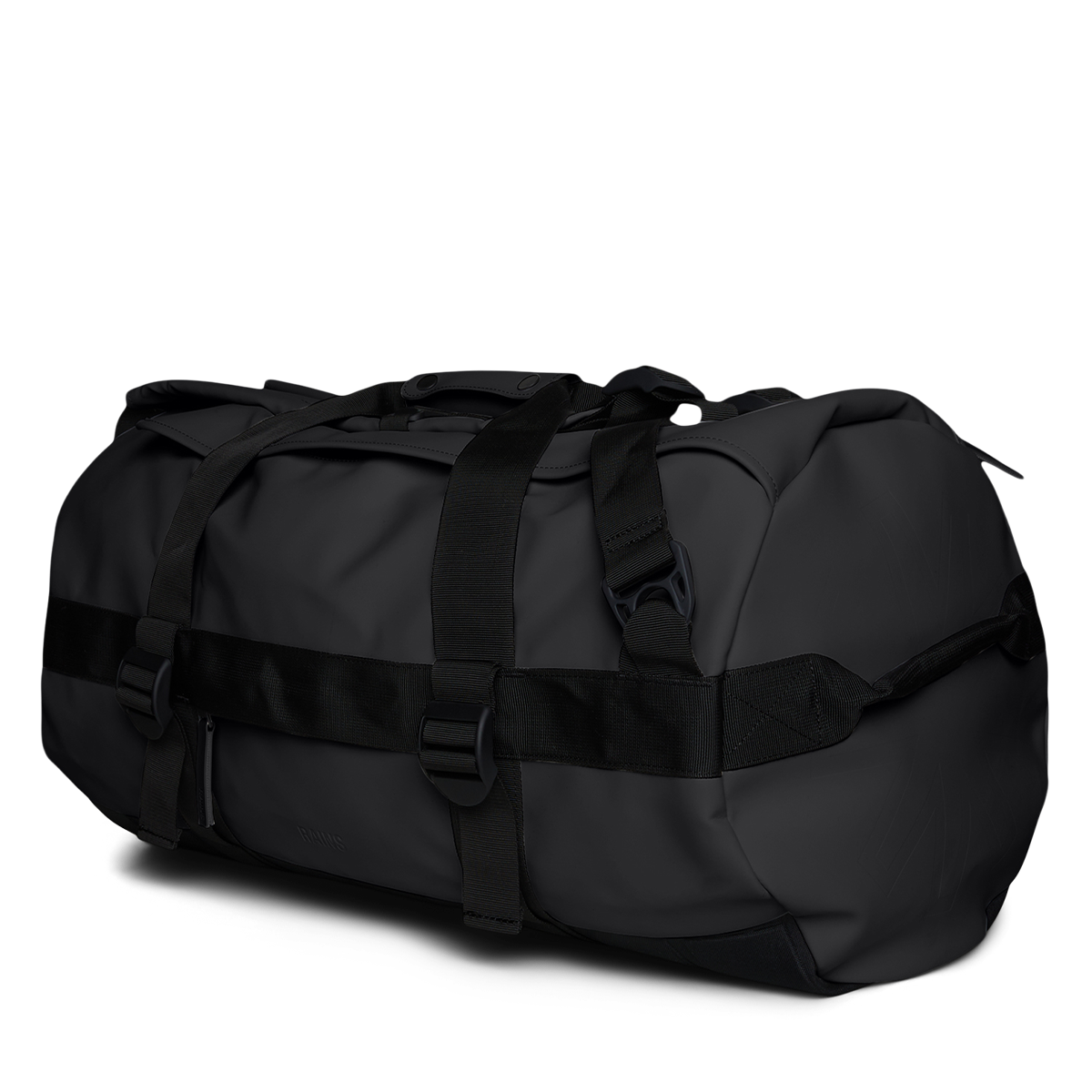 RAINS - TEXEL DUFFEL BAG - BLACK