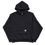 HEAVYWEIGHT LOGO CROSS NECK HOODIE - DARK NAVY
