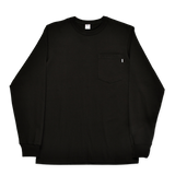 TAB LOGO LONG SLEEVE - BLACK