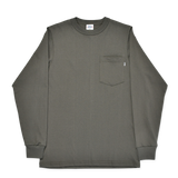 TAB LOGO LONG SLEEVE - GREY
