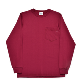 TAB LOGO LONG SLEEVE - MAROON