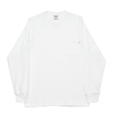 TAB LOGO LONG SLEEVE - WHITE