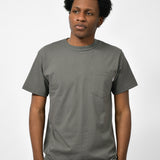 TAB LOGO POCKET TEE - GREY
