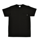 TAB LOGO POCKET TEE - BLACK