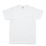 TAB LOGO POCKET TEE - WHITE