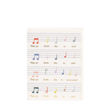 GREETING CARD - BIRTHDAY SONG