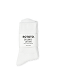 ROTOTO - ORGANIC COTTON DAILY RIBBED CREW 3 PACK - WHITE