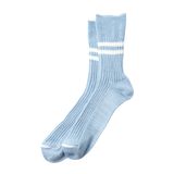 ORGANIC HEMP CREW - MORNING BLUE/WHITE