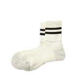 ALLROUNDER TECH CREW - BLACK TWO STRIPE