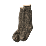 DOUBLE FACE SOCK - BLACK/BROWN