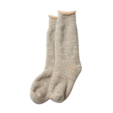 DOUBLE FACE SOCK - GRAY/BROWN
