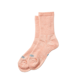 DOUBLE FACE MINI CREW - SALMON