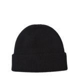 WASHABLE MERINO BEANIE - BLACK