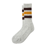 OLD SCHOOL WORK BOOT SOCK - BROWN/GOLD