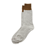 DOUBLE FACE SILK/COTTON - OLIVE/GRAY