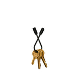 CLOSED HELIX KEYRING - BLACK