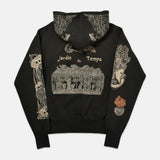 JARDIN HOODIE - FADED BLACK