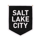 SLC BANNER - WHITE/BLACK