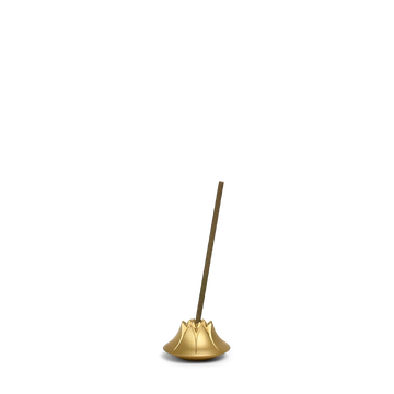 TENNEN - AGAVE INCENSE HOLDER - SATIN BRASS