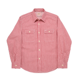 LONG SLEEVE SHIRT - RED HICKORY STRIPE