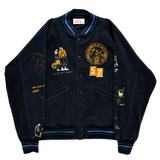 VARSITY JACKET - NAVY CORDUROY